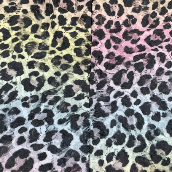 NEW Hanky Panky [ PLUS 3X ] Signature‎ Cheetah Rainbow Lace Boyshorts Panty - Picture 12 of 12